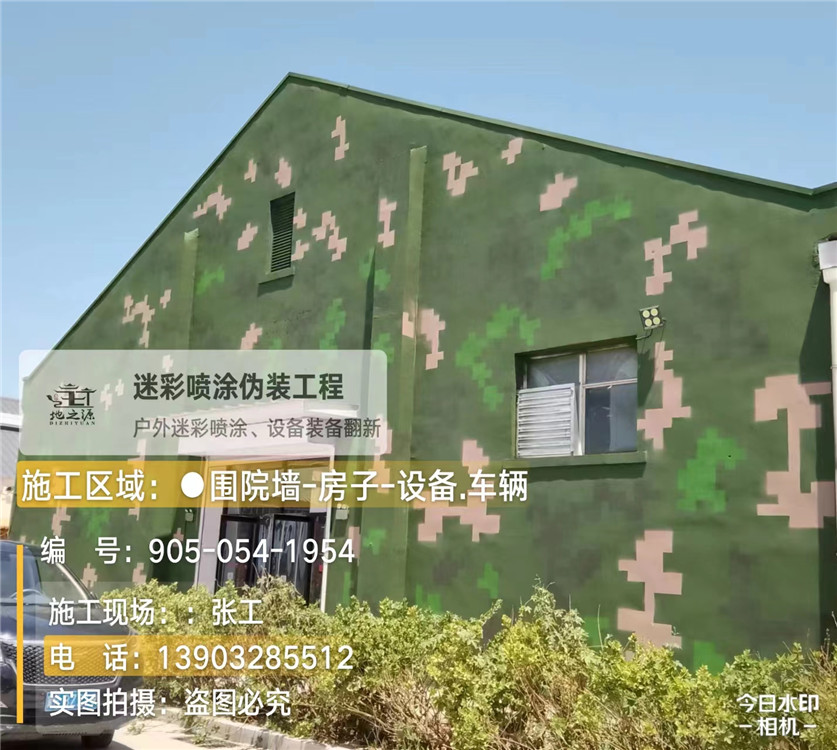 朝阳外墙数码迷彩漆施工报价清单（100㎡标准墙面测算）